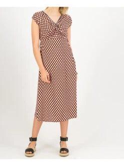 Blutsgeschwister Kleid "Kap Knot Diva Om Shanti" In Hellbraun