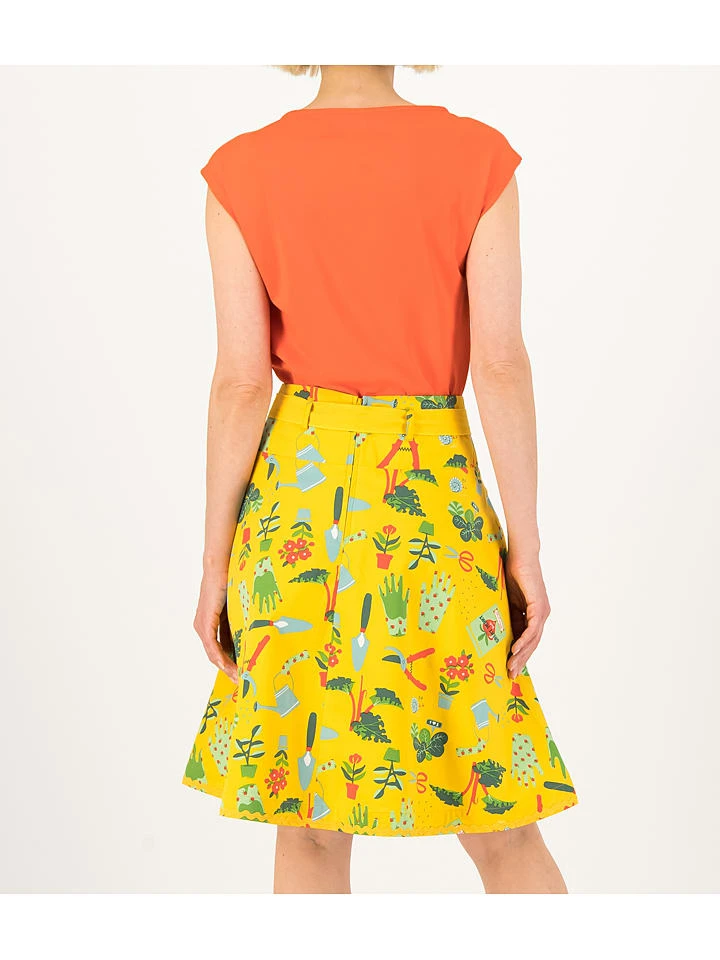 Blutsgeschwister Rock "Bonjour Le Jardin Let Love Grow" In Gelb 2 Blutsgeschwister Rock "Bonjour Le Jardin Let Love Grow" In Gelb – Bild 2