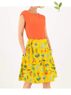 Blutsgeschwister Rock "Bonjour Le Jardin Let Love Grow" In Gelb