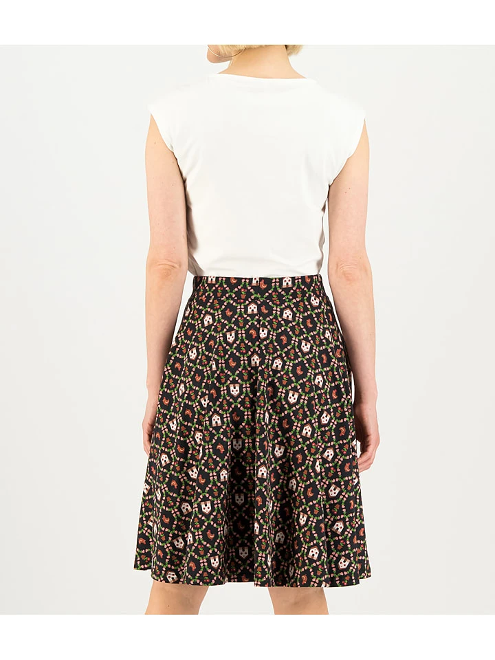 Blutsgeschwister Rock "Fullmoon Cottage Chicken Love" In Schwarz/ Bunt 2 Blutsgeschwister Rock "Fullmoon Cottage Chicken Love" In Schwarz/ Bunt – Bild 2