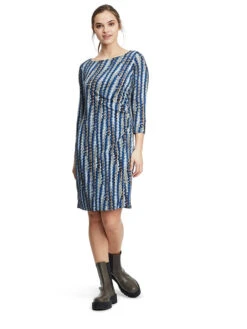 CARTOON Kleid In Blau/ Braun -Triumph Verkäufe cartoon kleid in blau braun 2