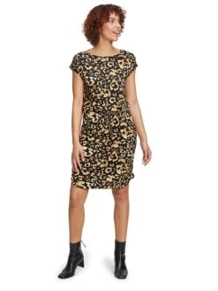 CARTOON Kleid In Schwarz/ Braun -Triumph Verkäufe cartoon kleid in schwarz braun 4