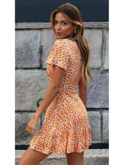 Kleid In Orange -Triumph Verkäufe coconut sunwear kleid in orange 2