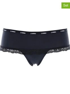 2er-Set: Pantys In Schwarz