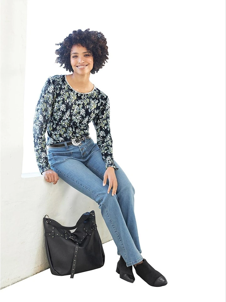 Heine Jeans - Streight Fit - In Blau 4 Heine Jeans - Streight Fit - In Blau – Bild 4