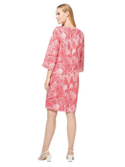 Heine Leinen-Kleid In Rot/ Weiß -Triumph Verkäufe heine leinen kleid in rot weiss 2