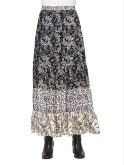 Heine Rock In Blau/ Beige