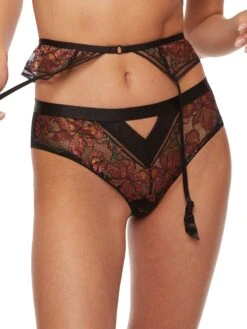 Slip "Wild Heart" In Schwarz/ Bunt