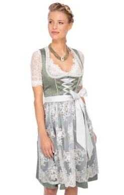 Midi Dirndl 2tlg. 60cm KATHLEEN Grün