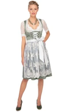 Midi Dirndl 2tlg. 60cm KATHLEEN Grün -Triumph Verkäufe kruger dirndl midi dirndl 2tlg 60cm kathleen grun 4