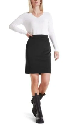 MARC CAIN Rock Aus Stretchjersey In Schwarz -Triumph Verkäufe marc cain rock aus stretchjersey in schwarz 4