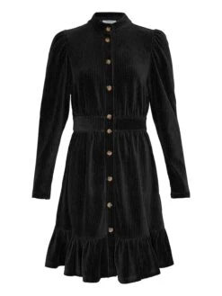 MOSS COPENHAGEN Cordkleid "Otina Florina" In Schwarz