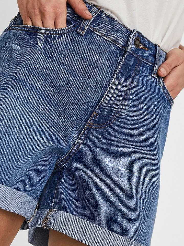 Noisy May Jeans-Shorts "Smiley" In Dunkelblau 5 Noisy May Jeans-Shorts "Smiley" In Dunkelblau – Bild 5