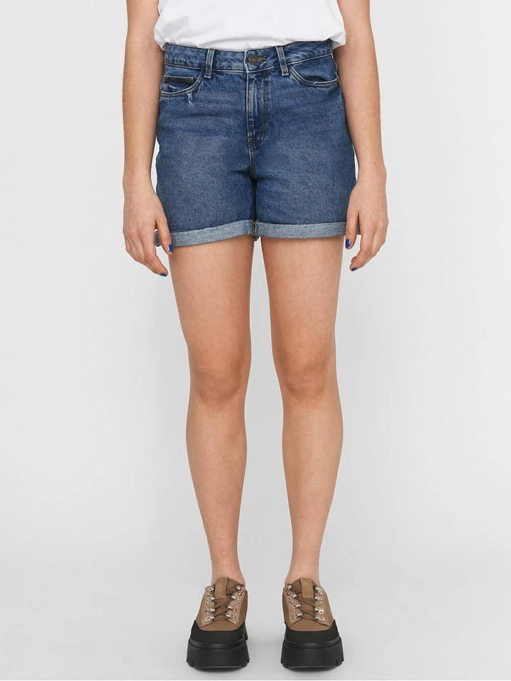 Noisy May Jeans-Shorts "Smiley" In Dunkelblau 1 Noisy May Jeans-Shorts "Smiley" In Dunkelblau
