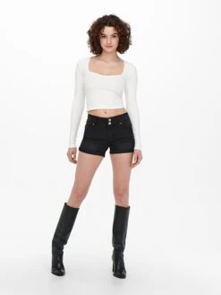 ONLY Jeans-Shorts "Carmen" In Schwarz