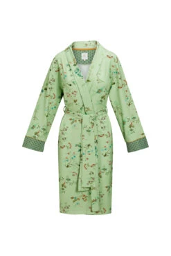 Pip Studio Kimono "Nisha Kimono Kawai Flower" In Grün