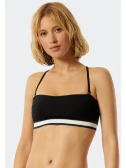 Titelseite -Triumph Verkäufe schiesser bikini oberteil in schwarz 1