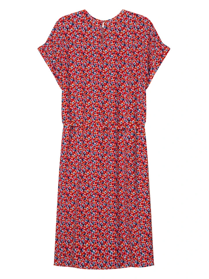 Seidensticker Kleid In Rot/ Blau 2 Seidensticker Kleid In Rot/ Blau – Bild 2