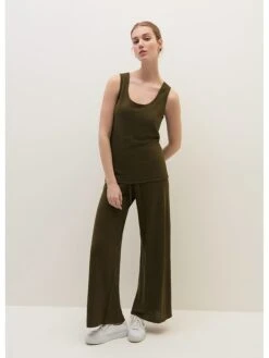 Stefanel Hose In Khaki -Triumph Verkäufe stefanel hose in khaki 2