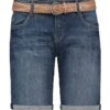 SUBLEVEL Jeans-Bermudas In Dunkelblau
