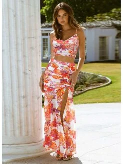 2tlg. Outfit In Bunt