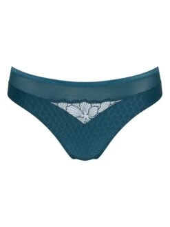 Triumph Slip "Azalea Florale Tai" In Petrol