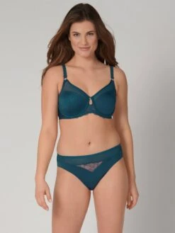 Triumph Slip "Azalea Florale Tai" In Petrol -Triumph Verkäufe triumph slip azalea florale tai in petrol 3