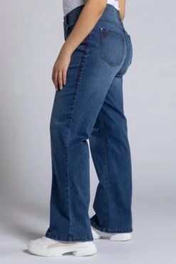 Ulla Popken Jeanshose Mit Stickerei An Seitennaht In Blau -Triumph Verkäufe ulla popken jeanshose mit stickerei an seitennaht in blau 2