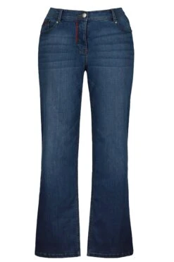 Ulla Popken Jeanshose Mit Stickerei An Seitennaht In Blau -Triumph Verkäufe ulla popken jeanshose mit stickerei an seitennaht in blau 3