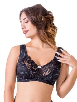 Bügel-BH In Schwarz/ Weiß